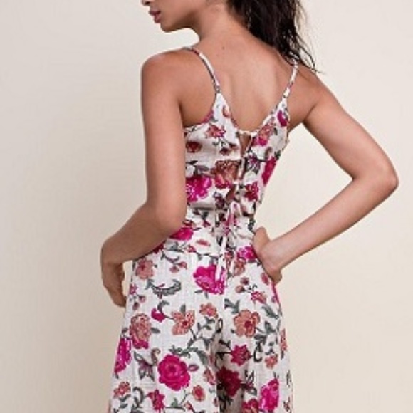 Beautiful vintage floral slit pant set - Picture 4 of 6